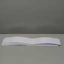 Chell White Sentence Strips Cardstock 3 x 24, Thick Ruled Word Writing Paper for Teacher Supplies, Classroom and Home, Pack of 100