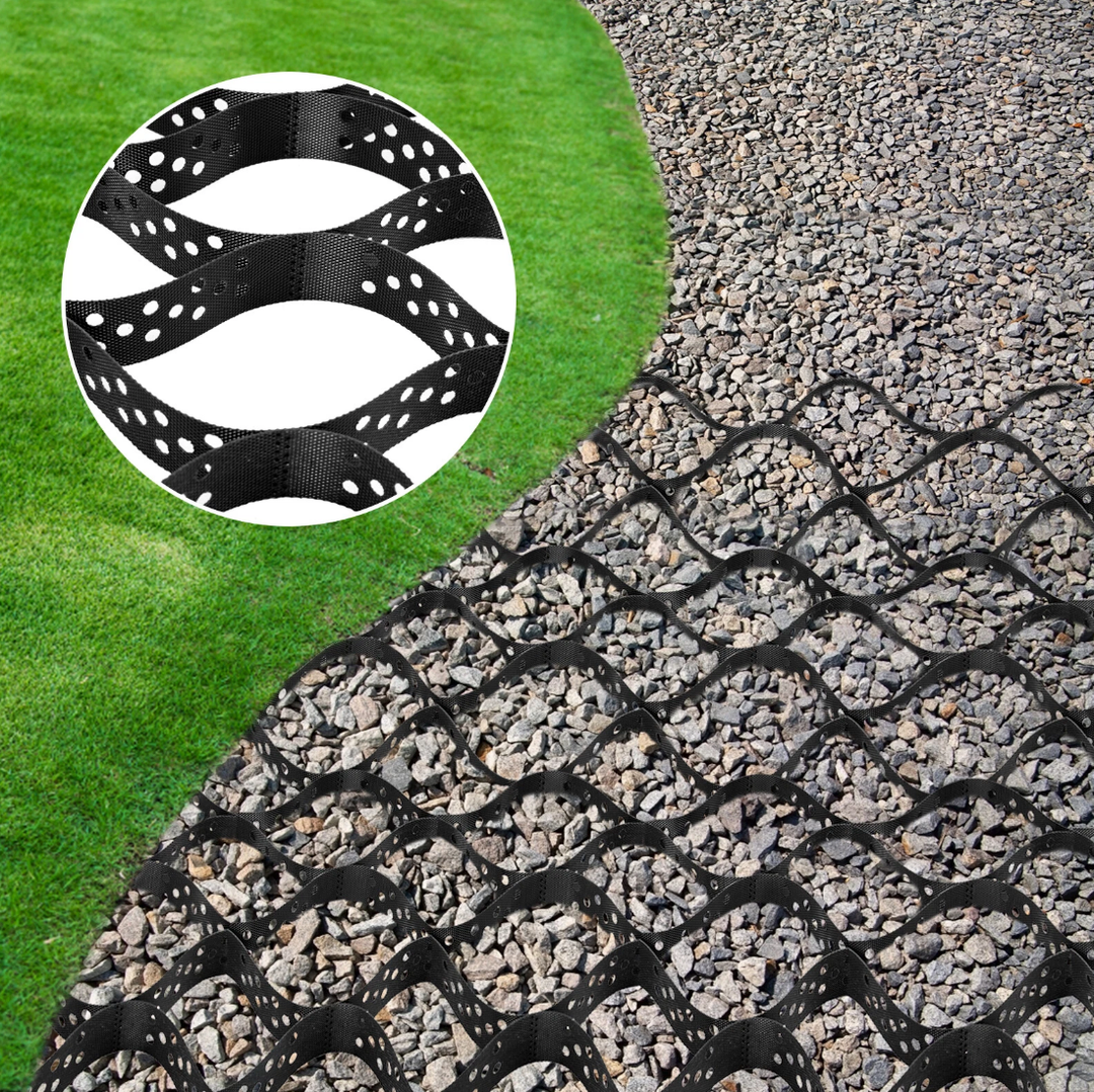 VEVOR Geo Grid Ground Grid 9x17 ft GeoCell 4" Thick HDPE Material 1885LBS/Sq. Ft