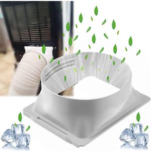 5.9 Inch Portable Air Conditioner Exhaust Hose Connector, Air Conditioner Hose Coupler Window Adapter A/C Unit Tube Connector, Mobile air Conditioning Accessories Fit for Air Conditioning Accessories