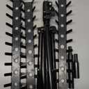 Braiding Hair Rack Standing Extension Holder Hanger, 144 Pegs Divider for Separator Stand Display (Black)