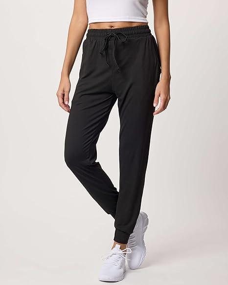 Real Essentials Women's Ultra-Soft Lounge Joggers Sweatpants Athletic Yoga Pants with Pockets (X-Large)