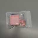 for AirPods Pro 3 Case (2025) DamonLight Daisy Floral Engraved Shockproof Protective Soft Silicone Case Cover with Cleaning Pen and Keychain for Apple Airpods Pro 3rd Generation (Pink)