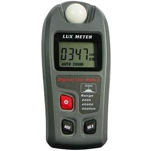 Light Meter, Digital Luxmeter, Digital Illuminance Meter, Range up to 200,000 Lux, Luxmeter with LCD Display for Plants, Car Headlights, Home & Office LEDs Light Photograph
