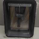 Stainless Steel Litter Box | Metal Kitty Litter Box with Lid High Sided for Small Cats or Injured Cats, Bunny Litter Boxes, Low Entry, Odor-Free, Non-Stick,Includes Scoop (Dark Gray, Small)