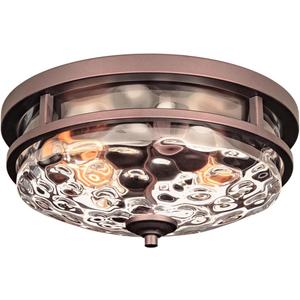 Edwarmlux Flush Mount Ceiling Lights, 2-Light Farmhouse Close to Ceiling Light, Industrial Ceiling Lighting Fixture for Kitchen Hallway Bedroom Living Room Stairways Porch (Oil Rubbed Bronze)