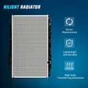Nilight Radiator for Honda Civic 2006-2011 2.0L 1.8L