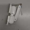 Safety Spring Door Closers, Adjustable Closing Door Hinge, Automatic Stopper Fire Rated, to Convert Hinged Doors to Self Closing Doors - White