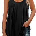 Geifa Summer Tank Tops for Women Vacation Outfits 2025 Fashion Trendy Clothes 01-black, X-Large