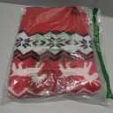 JULYCLO Christmas Sweater Vest Women Ugly Xmas Reindeer Knit Sweaters Casual Santa Snowflake V Neck Sleeveless Outwear Tops (Red-1)