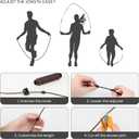 3 x Limm Adjustable Jump Rope for Workout - All-Purpose Exercise Jump Rope Kids & Adults Love with Tangle-Free, Comfortable Foam Handles - Best Slimming, Cardio & Endurance Training (Red/Black)