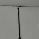 Kenney Chelsea Ball End Window Curtain Rod - Adjustable 28 to 48 Inches, Extendable Set, Black