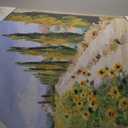 Country Sunflower Wall Art Farmhouse Flowers Field Pictures Wall Decor Abstract Nature Landscape Painting Prints Autumn Panorama Poster Artwork for Living Room Bedroom Bathroom Home Decoration 30×40