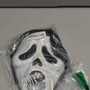 Adult Scream Mask | Classic Ghost Face Slasher, Horror Movie Killer Costume Accessory, One Size