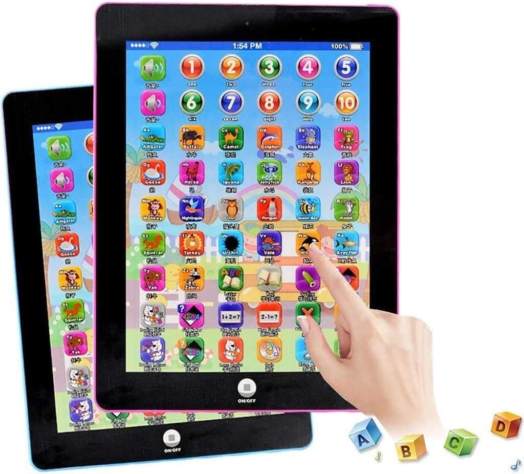 Kids Fun Tablet - Touch & Learn Phone, Number Learning, ABCs, Spelling, Animal Games, Melodies Educational Toy