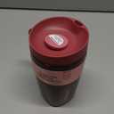 Owala SmoothSip Slider Stainless Steel Insulated Travel Mug with handle, 100% Leak Proof, For Hot and Cold Drinks, Travel Friendly with Sliding Lock Lid, 12oz, BPA Free, Leak Proof, Black Cherry