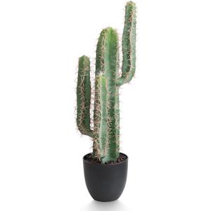 Momoplant Artificial Cactus Fake Plant 30 Inch Tall Faux Cacti Plants for Home Garden Office Store Decoration