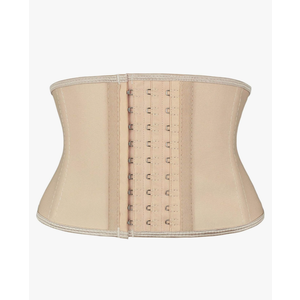 Super Short Torso Waist Trainers Cincher Corset Tummy Shaper Slimming Latex Girdle M