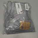 Homaxy Premium Kitchen Towels(18x 28, 6 Pack), Large Cotton Kitchen Hand Towels, Flat and Terry Dish Towels, 380 GSM Highly Absorbent Tea Towel Set with Hanging Loop, Grey