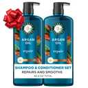 Herbal Essences Argan Oil Repair Shampoo & Conditioner Set, Moisturizes & Smoothes, Paraben-Free, Color-Safe, pH-Balanced, Citrus Scent, 20.2 Fl Oz, 2-Pack