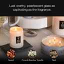 Voluspa Santal Vanille, Small Candle Jar, 5.5 oz, 50 Hour Burn Time, Coconut Wax for Clean Burning, Handcrafted in the USA (Cream)