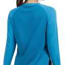 Femdouce Women's Sun Shirts UPF 50+ Lightweight Athletic Long Sleeve Tshirts Quick Dry Outdoor Running Workout Tops for Women, Small