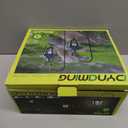 Dynaming 4 Pack Solar Hanging Lights Outdoor, Solar Powered Garden Decorative Lanterns with 4 x 38 Inch Shepherd Hooks, Waterproof Landscape Lighting for Lawn Patio Yard Pathway Driveway, Warm White