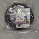 Tie Out Cable for Dogs Up to 300lbs,50ft Extra Strong 1000lbs Break Strength Tie-Out Tether Trolley Training Lead,Dog Run Cable for Yard Garden Park Camping Outside (Black, 300lbs 50ft)