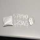 Reusable Number Birthday Candle Holder Set - Birthday Cake Candle Holders Set, 09 Digital Cake Candle Holders, Silver Metal Number Cake Toppers for Holiday Celebrations and Birthday Parties (2 Sets)