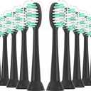 XIAOHEAD Replacement Toothbrush Heads 10 Pack for AquaSonic Black Series and Vibe Series Electric Toothbrush