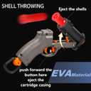 Soft Bullet Foam Shell ejecting Blasters Pellet Ball Pistol Realistic Toy Dart Hand Gun Cool Stuff That Look Real Fake Model Stress Shot for Age Year Old Boy Teen Teenager Gift Idea