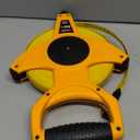 LAND 165FT/50M Heavy Duty Fiberglass Tape Measure - 1/2-Inch Wide, Dual Inch/Metric Scale, Durable Open Reel Measuring Tape for Surveying, Engineering, Runway Construction