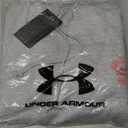 Under Armour Men's Project Rock Red One North Pole Training Club Hoodie (Gray, S)