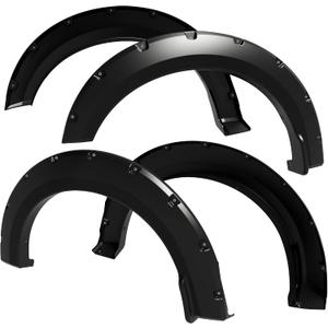 Tyger Auto Fender Flare Compatible with 2015-2017 Ford F-150, Smooth Textured Black Paintable Bolt-Riveted Style 4pc | TG-FF8F4168