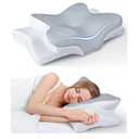 Ultra Pain Relief Cooling Pillow for Neck Support, Adjustable Cervical Pillow Cozy Sleeping, Odorless Ergonomic Contour Memory Foam Pillows, Orthopedic Bed Pillow for Side Back Stomach Sleeper