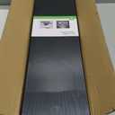 Vervida Black Floating Shelves for Wall, 24" Rustic Wood Deep Wall Mounted Shelves with Invisible Brackets for Decor & Storage, Floating Shelf for Living Room, Bathroom (Set of 3)