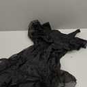 Haloumoning Girls Tutu Dress Ruffle Short Sleeve Fluffy Summer Party Tulle Dress for Kids 5-14Y (9-10 Years, Black)