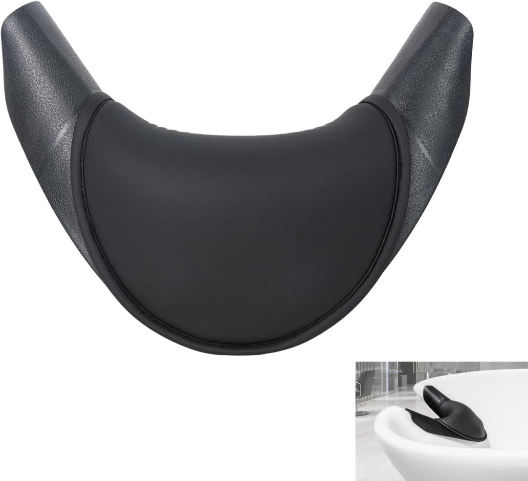 Salon Sink Neck Rest, Shampoo Bowl Gel Neck Pillow Provide Comfortable Neck Support Cushion for Hair Salon Washing Sink Basin, Soft Silicon Neck Rest Cushion Neck Pad for Relaxing Hair Spa Experience