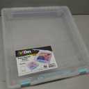 ArtBin Super Satchel 1 Compartment Box Clear Craft Organizer Storage Case