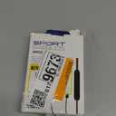 Sports Earbuds Wired 3.5MM Red And Black