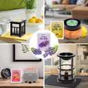 Mindful Design 4 Pack Scented Wax Melts/Cubes/Tarts - Apple, Cinnamon, Clean Cotton, & Lavender