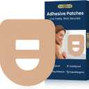 Adhesive Overpatches for Omnipod 5, Waterproof & Sweatproof Patches with Stretchable Middle Strap, Split Backing for Easy Application, 30 PCS Nude Patches