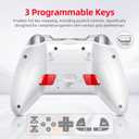 BEITONG KP20 Wireless Game Controller with TMR Joysticks, 1000Hz, Hall Effect Triggers, Multi-Platform for PC/Switch/Steam/iOS/Android, Charging Dock Included