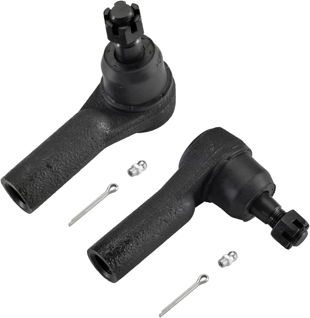 ASTARPRO - 2 Front Outer Tie Rods for 2006-2012 Dodge Ram 1500, 2007 2008 2009 2010 2011 Outer Tie Rod Ends Replacement 5-Lug