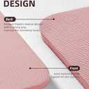 YOTTOY Yoga Mat, 72"x 32"x1/3" Extra Wide Non-Slip Exercise Fitness Yoga Mats,Eco-Friendly TPE Exercise Mats for Women Men Home Workout with Strap Bag (Coral)