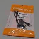 PNGKNYOCN 8mm USB LED Light Strip Connector USB to 2-Pin 8mm Wide solderless Light Strip Clip for 3528 5050 LED Light Strips(6-Pack)