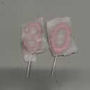 Red Number 30 Candle Happy Birthday 3D Number Candles for Birthday Cake Party Decoration Wedding Anniversary Celebration Supplies