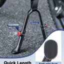 WSDCAM Bike Kickstand, Adjustable Double Legs Bicycle Kick Stands for 24-29 Adult Bikes, Aluminum Alloy Kickstand Non-Slip Center Mount for Mountain, Road, Cargo Bike, Auxiliary Bicycle Repair Tool