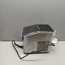 Aeitto Ice Maker Countertop 26lbs/24H, Ice Machine 8 Ice Cubes Ready in 6 Mins, 2 Sizes of Bullet Ice Portable Ice Makers with Basket & Scoop, Auto Self-Cleaning for Home/Kitchen/Office Stainless