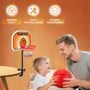 Toddler Basketball Hoop Indoor, Basketball Hoop for Kids Mini Kids Hoops for Outdoor Indoor Goal for Sport Toys Christmas Birthday Gift