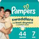 Pampers Baby Diapers - Swaddlers - Size 7, 44 Count, Ultra Absorbent Disposable Infant Diaper